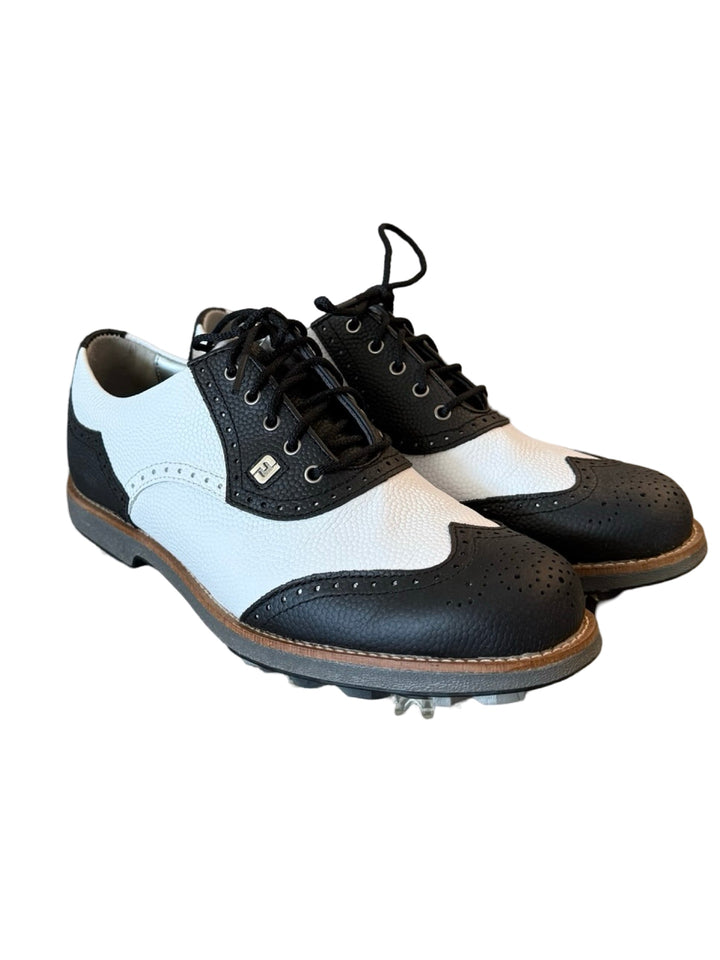 FootJoy Premire Series Shield Golf Shoes - White/Black