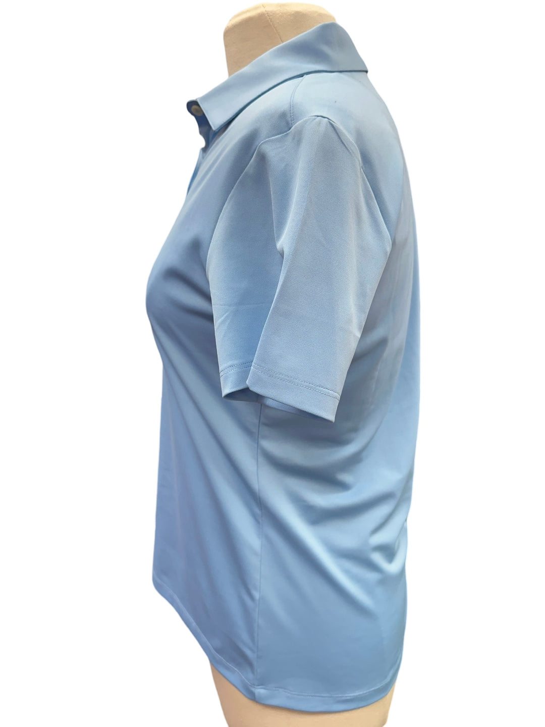 Greg Norman Freedom Micro Pique Stretch Polo - Costal Blue - Medium