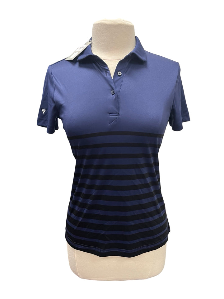 Levelwear Tone Polo Top - Navy - Small - NWT (FINAL SALE ITEM)