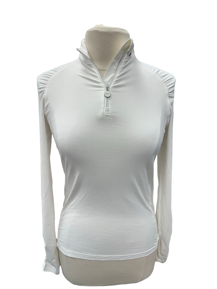 Kjus Nora Cooling Half-Zip L/S- White- X-Small