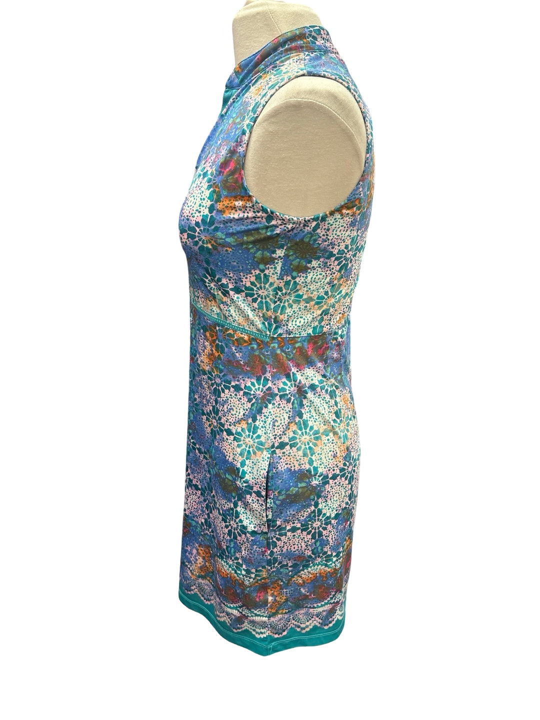 EP NY Abstract Floral Golf Dress- Small