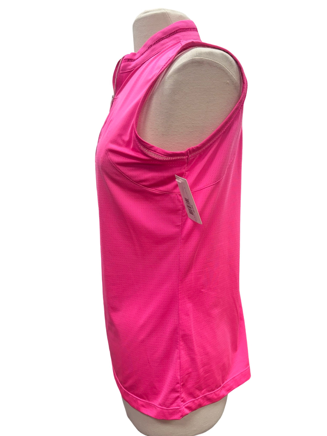 Tail Sleeveless Quarter Zip Top - Pink - Large