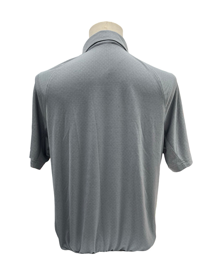 Mens Levelwear Reserve Polo Top - Gray - Medium - NWT (FINAL SALE ITEM)