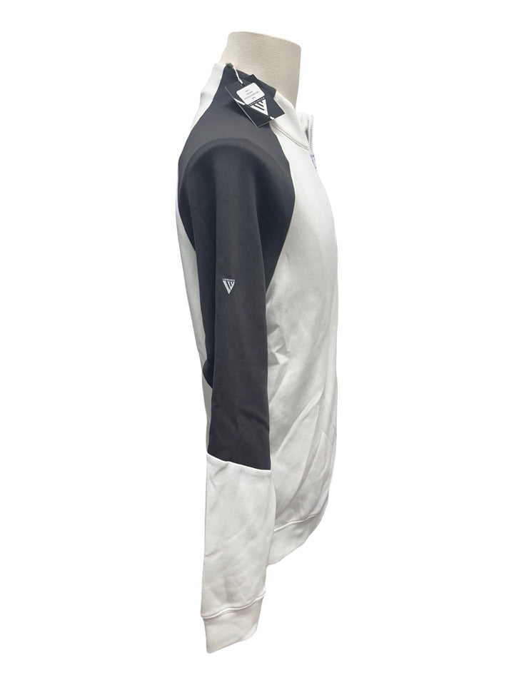 Mens Levelwear Crown Midlayer - White/Gray - Medium - NWT (FINAL SALE ITEM)