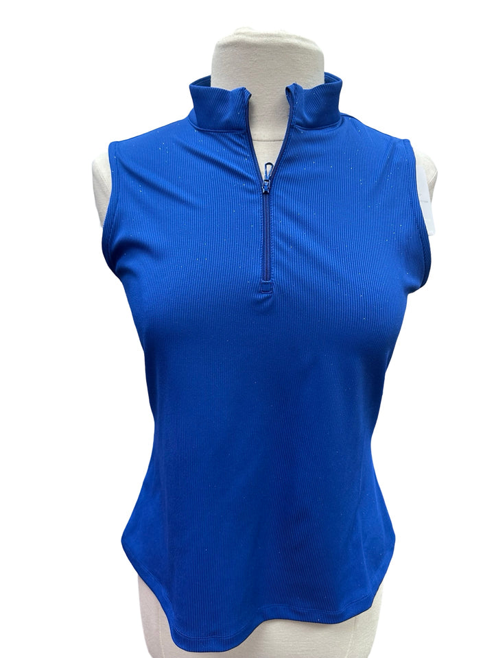 Greg Norman Sleeveless Polo - Regal Blue - Medium