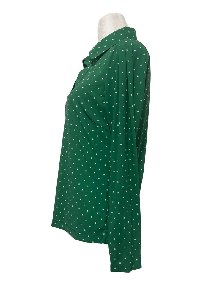 Jayebird Long Sleeve Drop V - Green Dot - Small