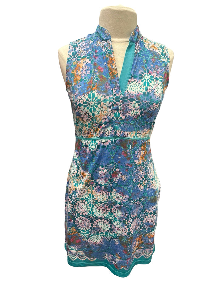 EP NY Abstract Floral Golf Dress- Small