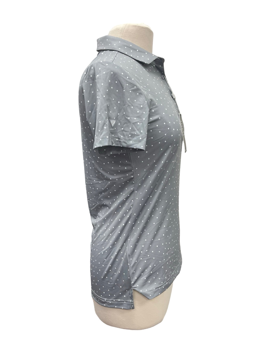 Levelwear Promise Polo Top - Gray - Small - NWT (FINAL SALE ITEM)