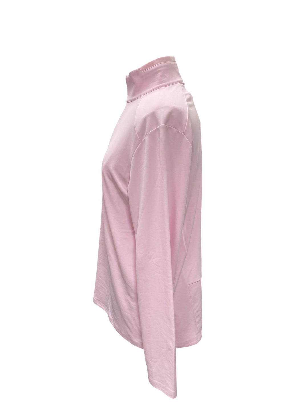 G/FORE Men's Brushed Back Tech Quarter Zip Pullover- Pink