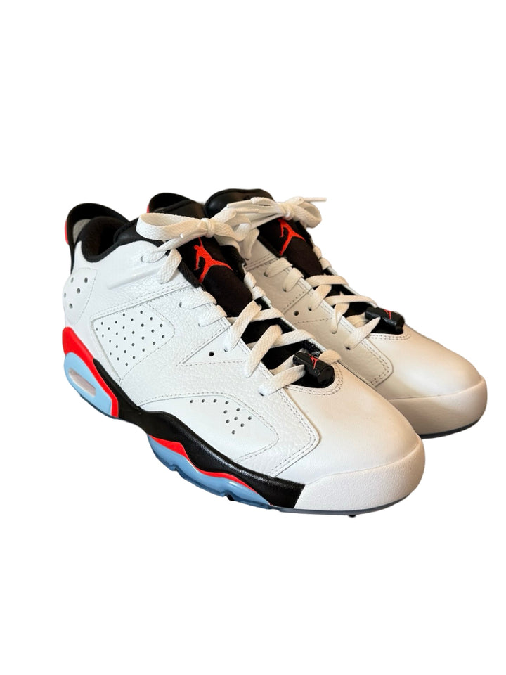 Nike Air Jordan 6 Retro Low Golf Shoes - White Infrared