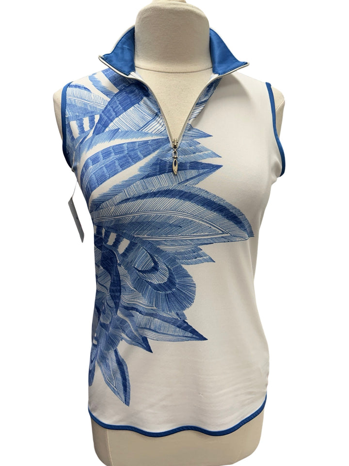 Greg Norman Tropical Sleeveless Top- Small