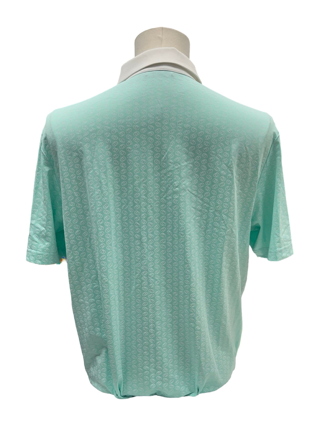 Mens Levelwear Range Polo Top - Mint - Medium (FINAL SALE ITEM)