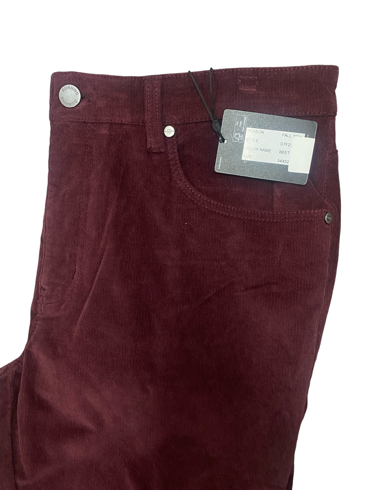 Dunning Mens Seabury Corduroy Performance Pant- Size 34/32 - Skorzie