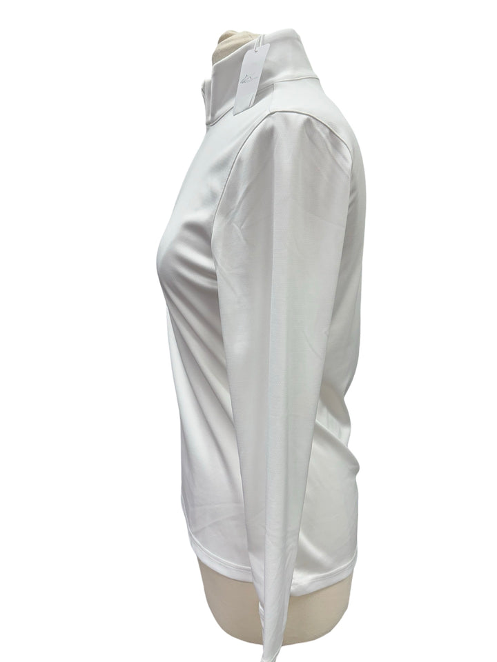 Greg Norman Clubhouse Half-Zip Mock - White - Medium