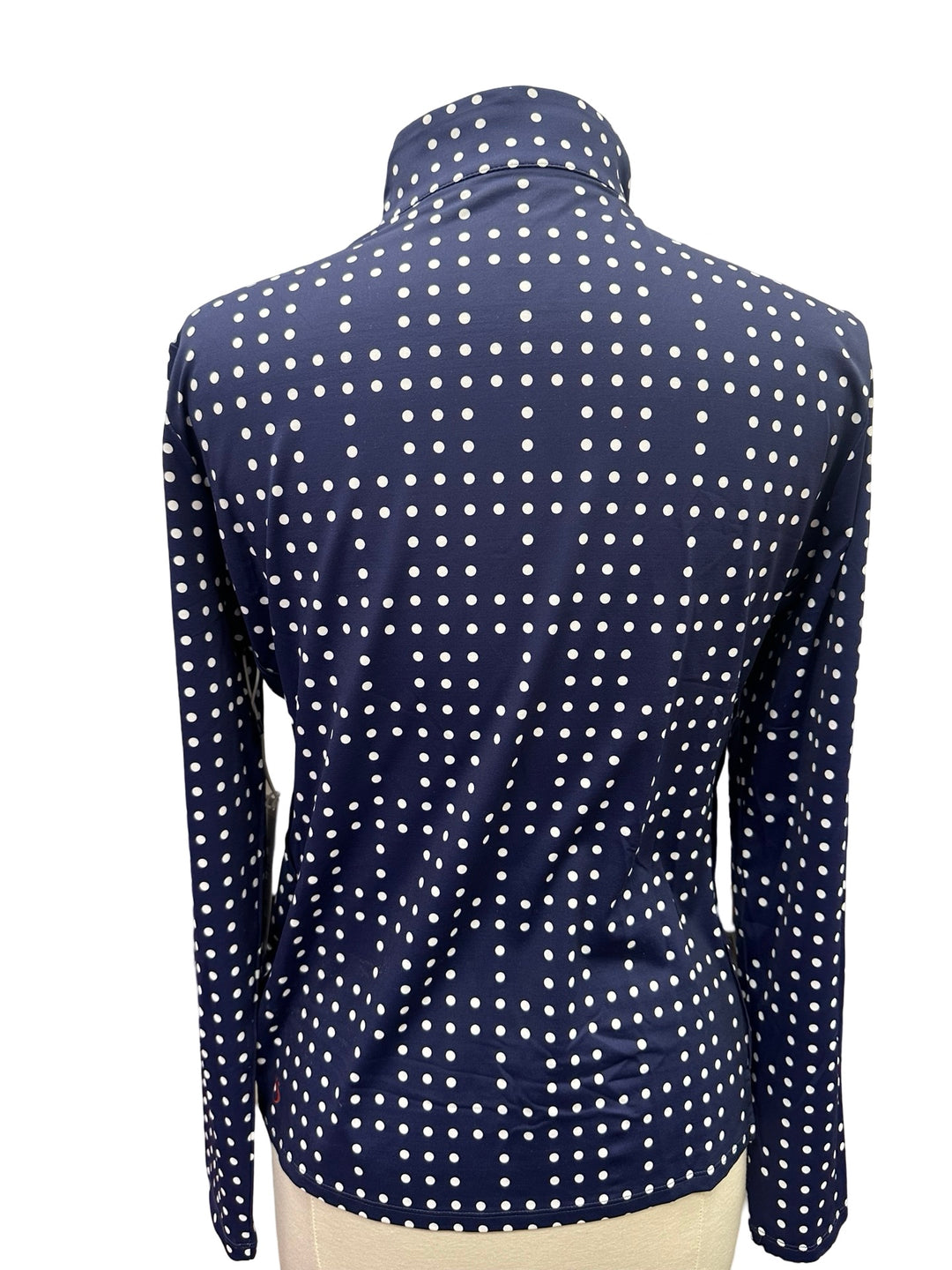 Kinona Keep It Covered Long Sleeve - Domino Navy - Polka Dot - Large (FINAL SALE ITEM)