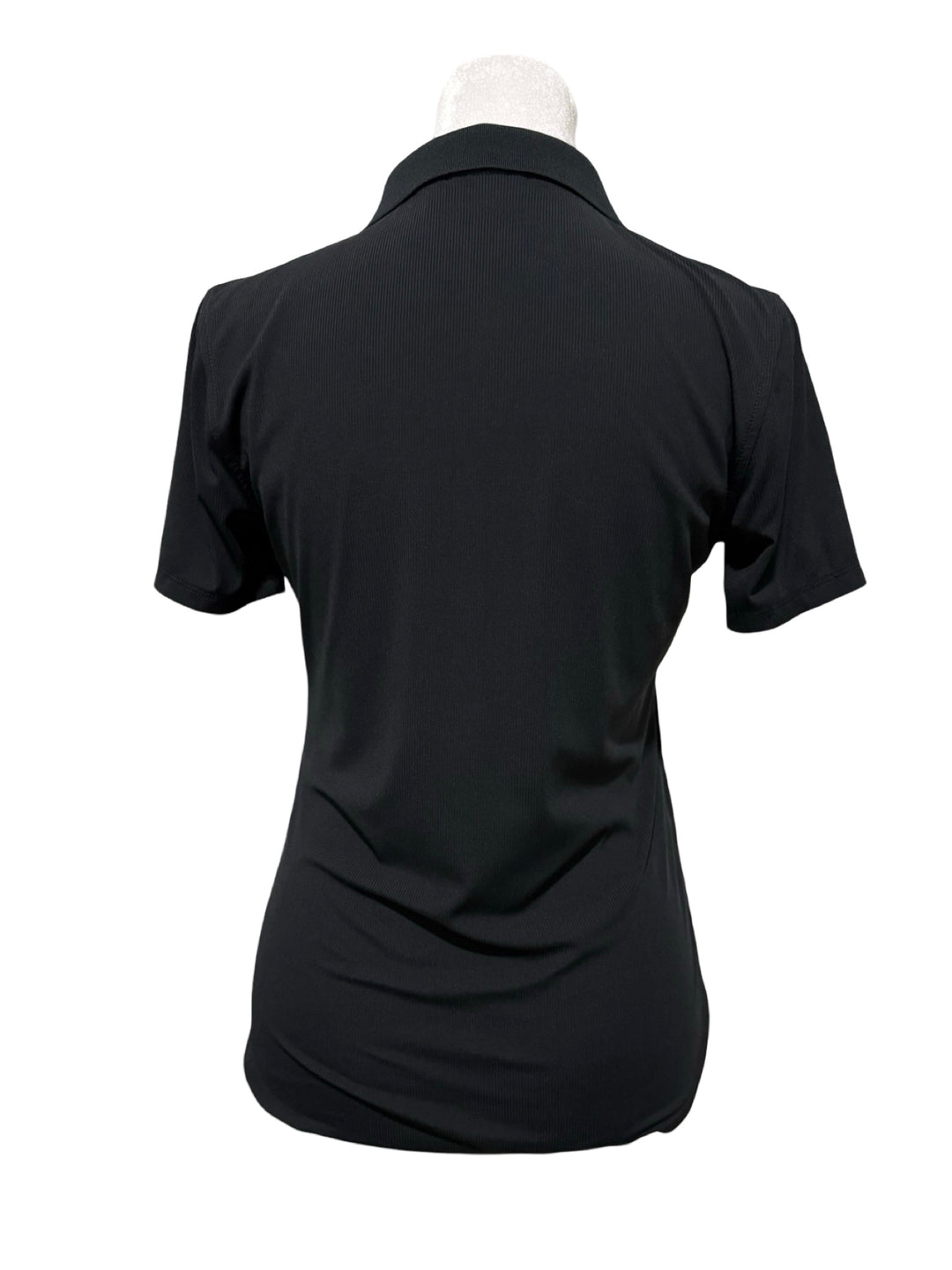 G/FORE Ribbed Polo Tee - Black- X-Small