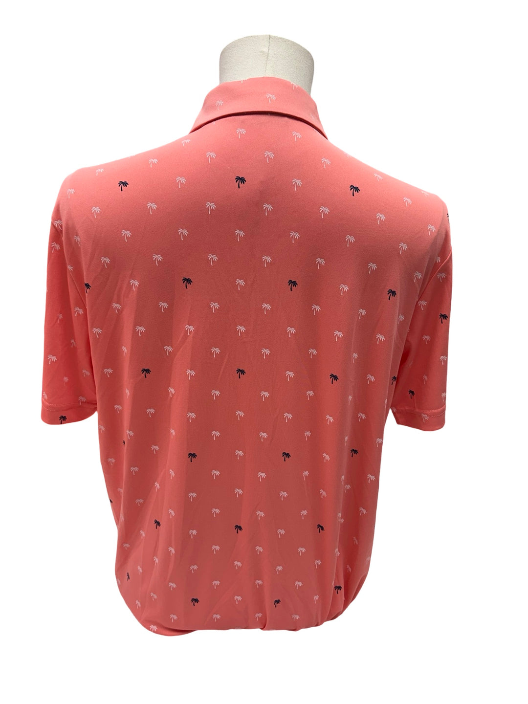 Mens Levelwear Groove Polo Top - Orange - Medium (FINAL SALE ITEM)