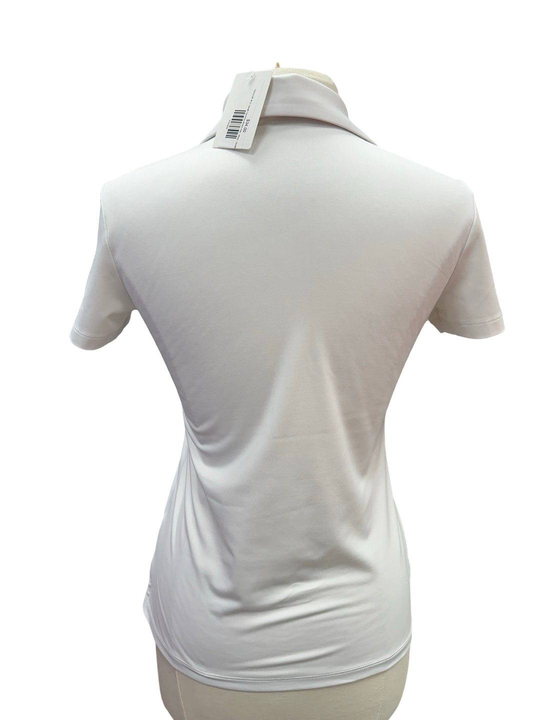 Dunning Stretch Polo - White - Small