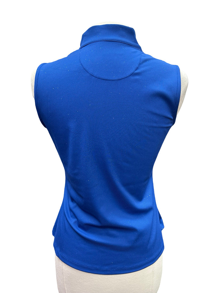 Greg Norman Sleeveless Polo - Regal Blue - Medium