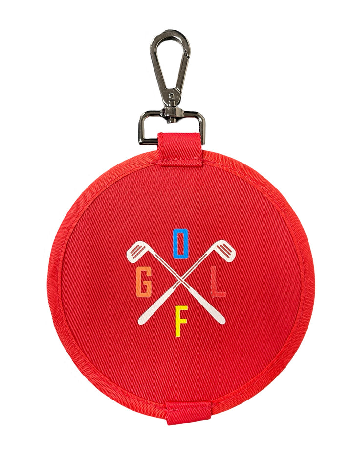 Best Of Golf America Club Magnetic Ball Marker Storage - Red