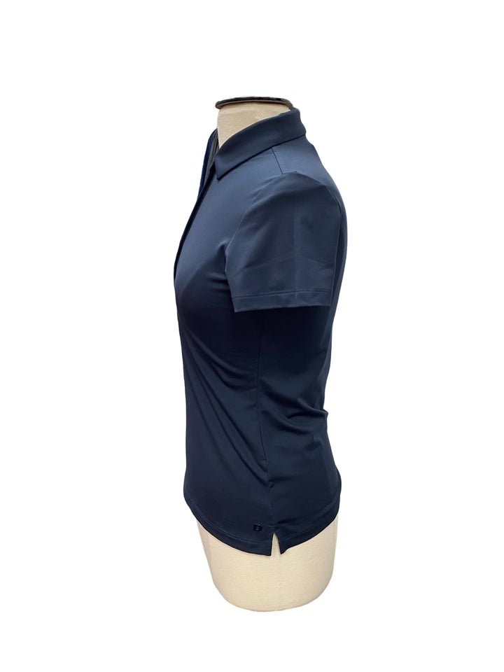 Dunning Stretch Polo - Navy - Small