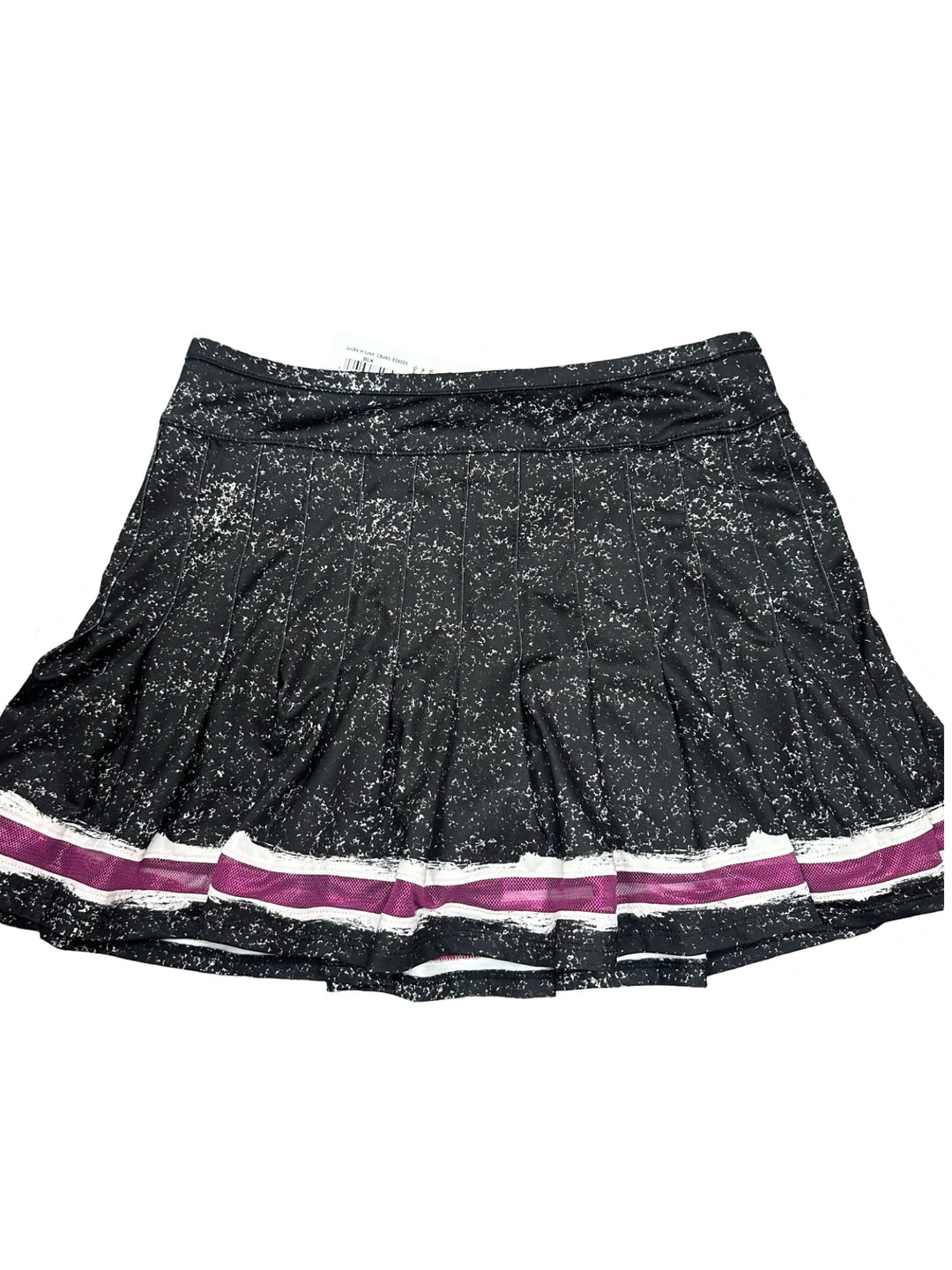 Lucky in Love Black Marble Tennis Skort- Medium - NWT