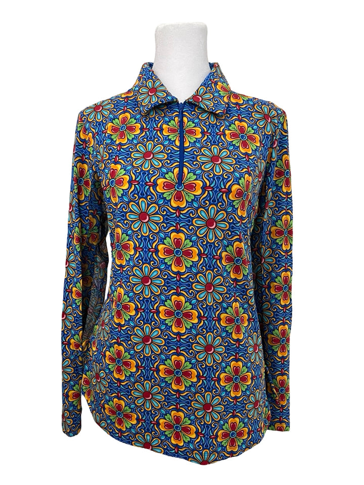 IBKUL Adjustable Long Sleeve Polo - Large - Multicolored*