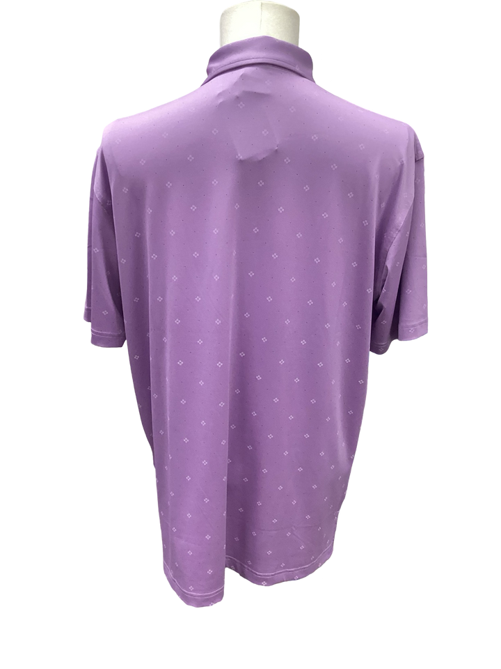 Mens Dunning Golf: Performance Polo - Dusty Plum - Skorzie