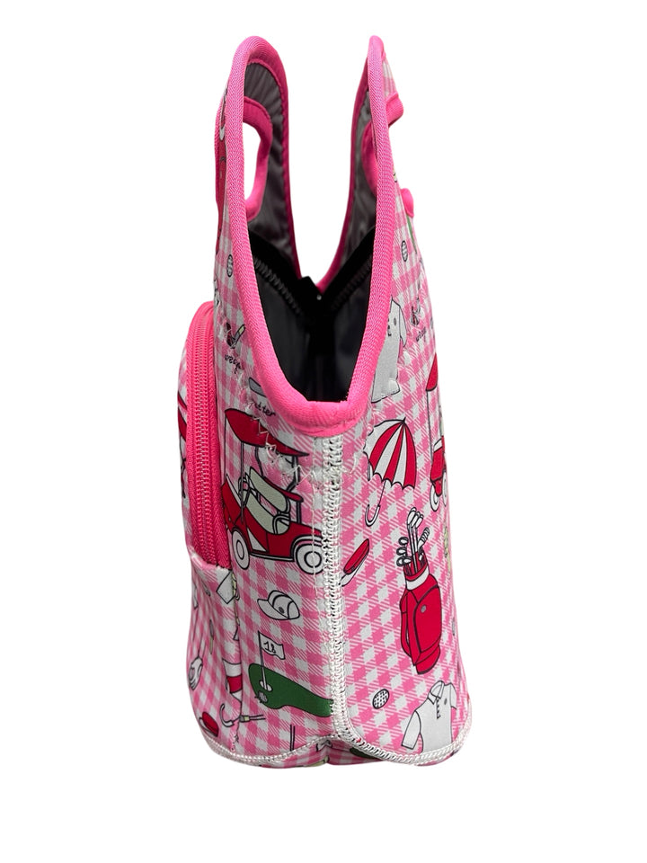 Best Of Golf America Neoprene Lunch Bag - Ladies Day Out - Pink