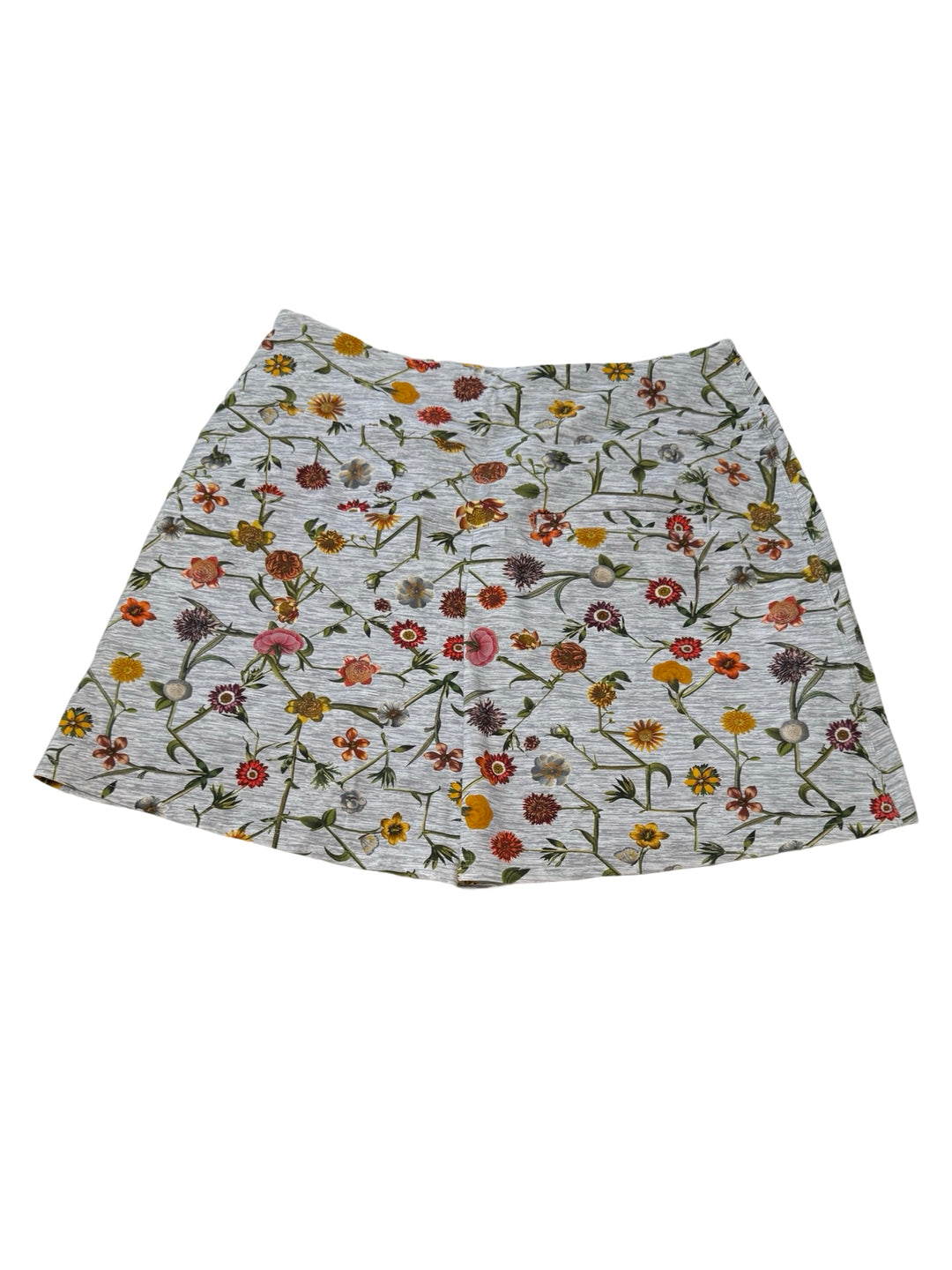 Foray Golf Skirt - Connect Floral Grey - Medium