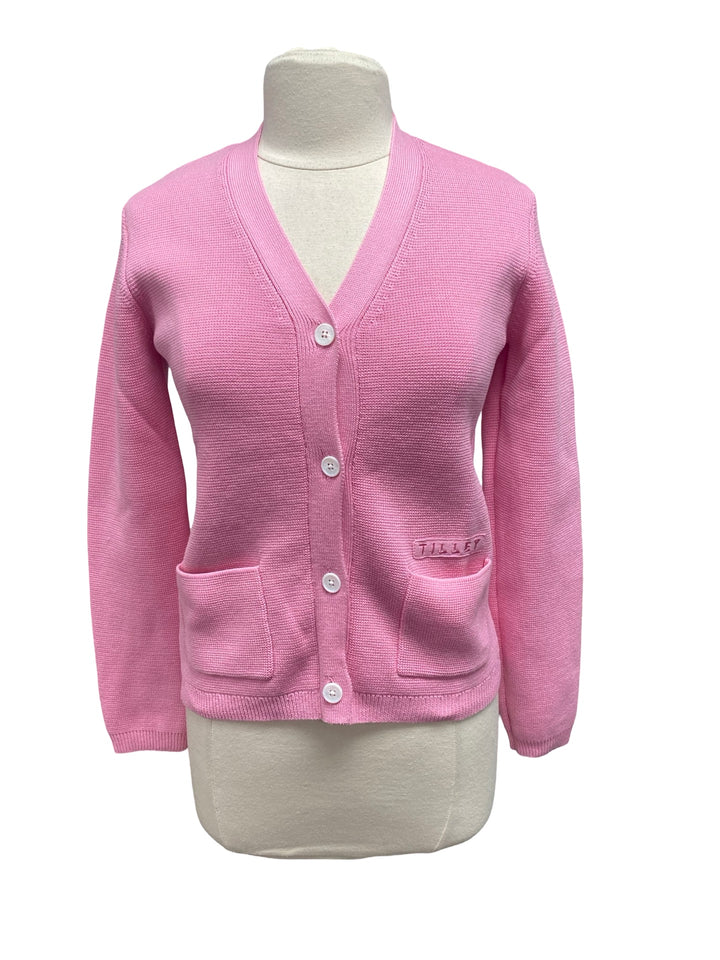 Tilley USA Cotton Milano Cardigan- Pink- Small