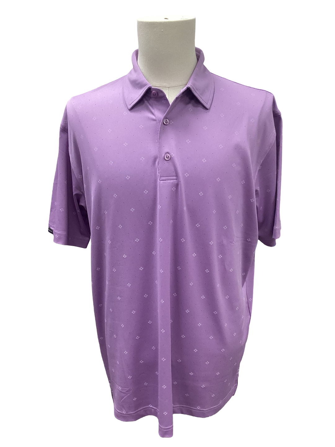 Mens Dunning Golf: Performance Polo - Dusty Plum - Skorzie