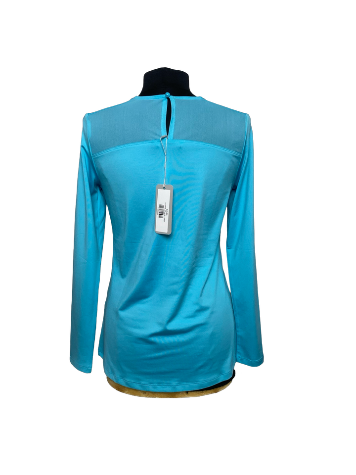 LevelWear Marlowe Long Sleeve Top in Artic Blue- Small (FINAL SALE ITEM)