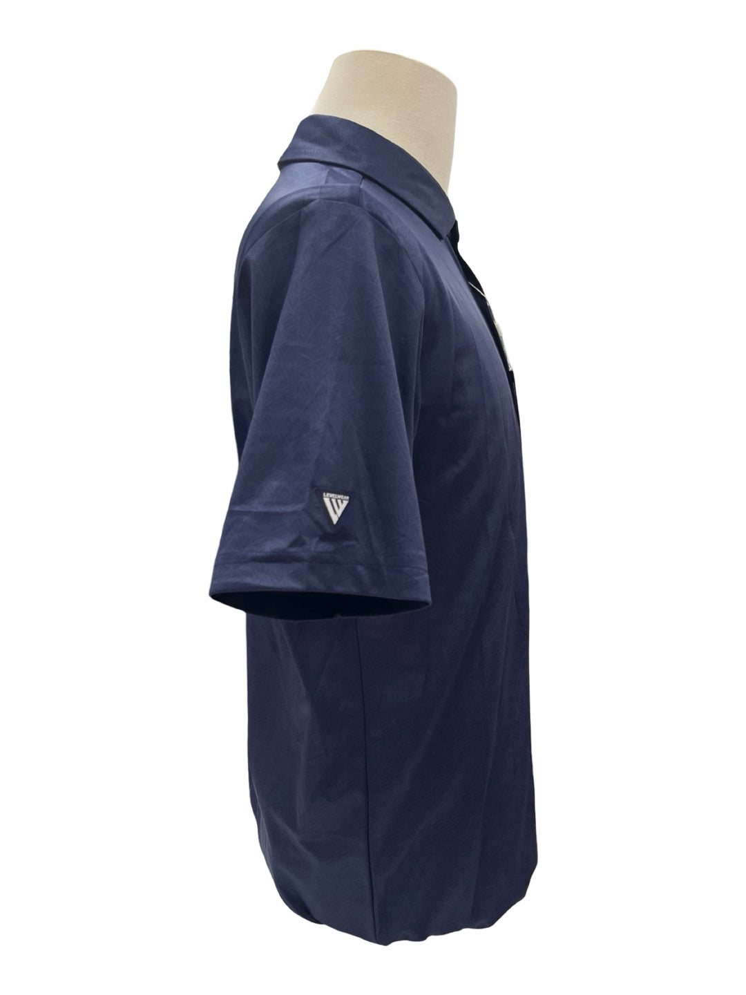 Mens Levelwear Reveal Polo Top - Navy - Medium (FINAL SALE ITEM)