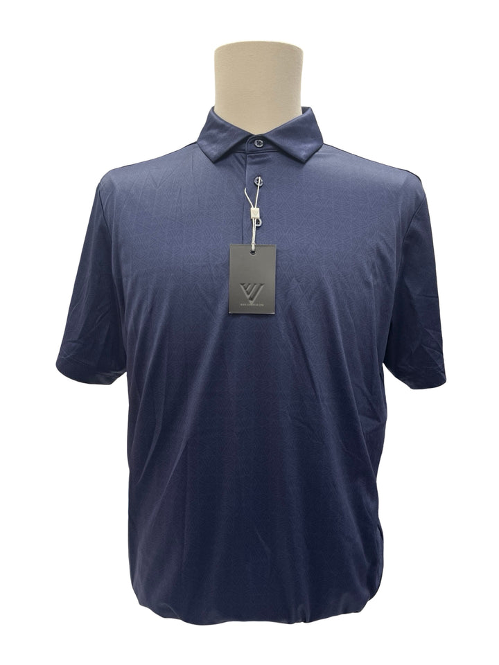 Mens Levelwear Reveal Polo Top - Navy - Medium (FINAL SALE ITEM)