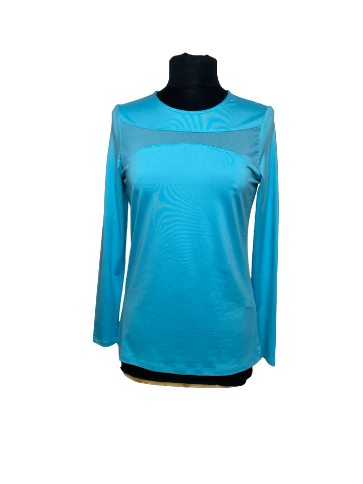 LevelWear Marlowe Long Sleeve Top in Artic Blue- Small (FINAL SALE ITEM)