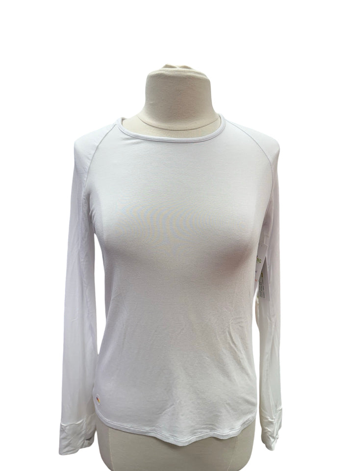 Swing Control Sample Jersey Knit Long Sleeve POS Only - White - Small