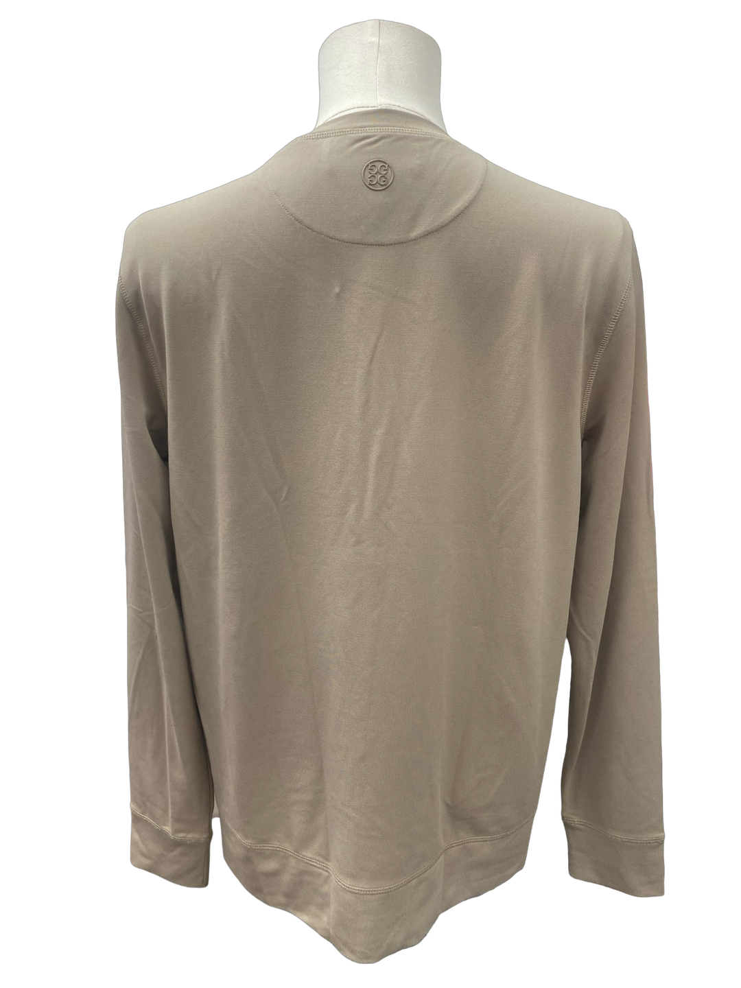 G/FORE MEN'S PERFORMANCE PIQUÉ CREWNECK LAYER- MEDIUM