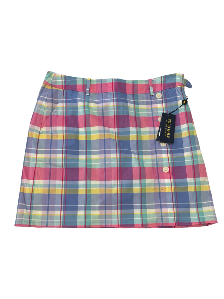 Ralph Lauren Polo Golf Skort - Pastel Plaid - Size 6 - NWT