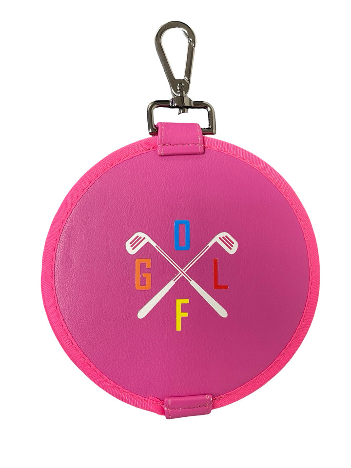 Best Of Golf America Club Magnetic Ball Marker Storage - Pink