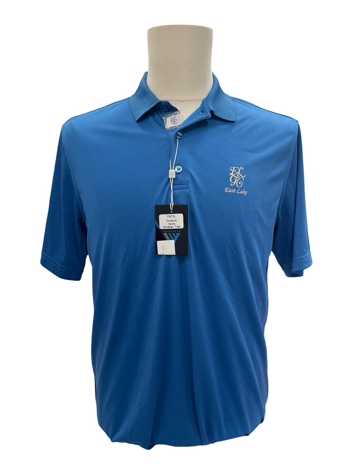 Mens Levelwear Dwayne Polo Top - Blue - Medium (FINAL SALE ITEM)