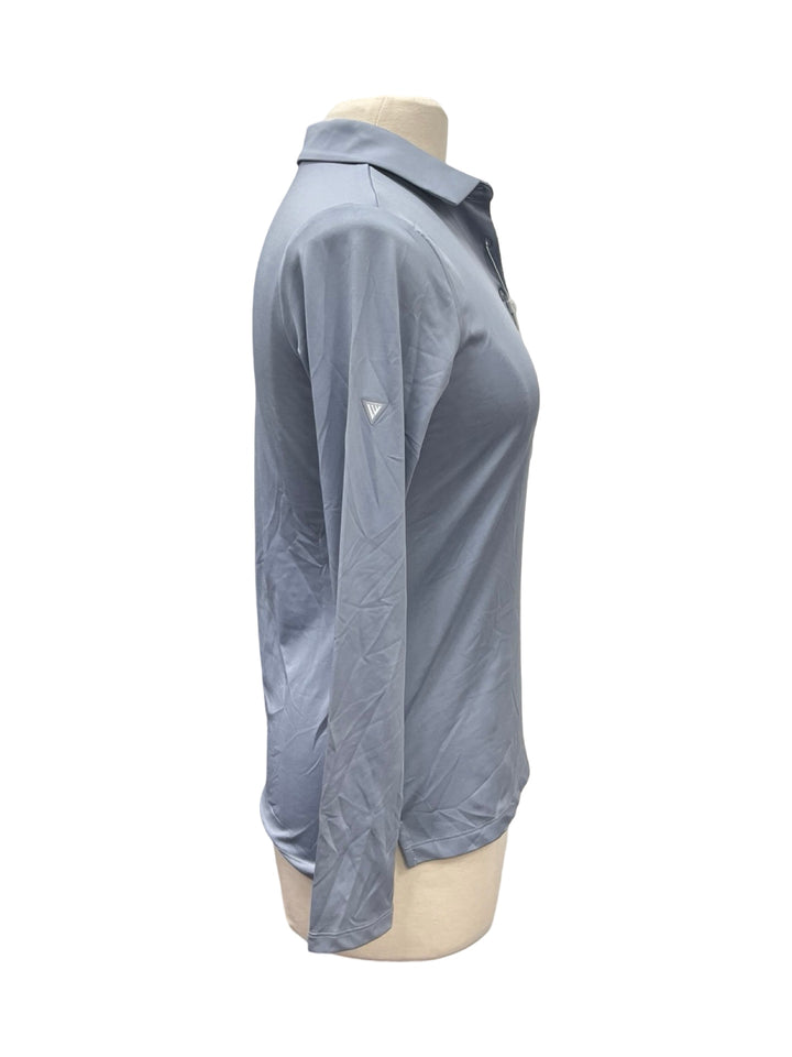 Levelwear Canyon Long Sleeve Polo - Gray - Small - NWT (FINAL SALE ITEM)