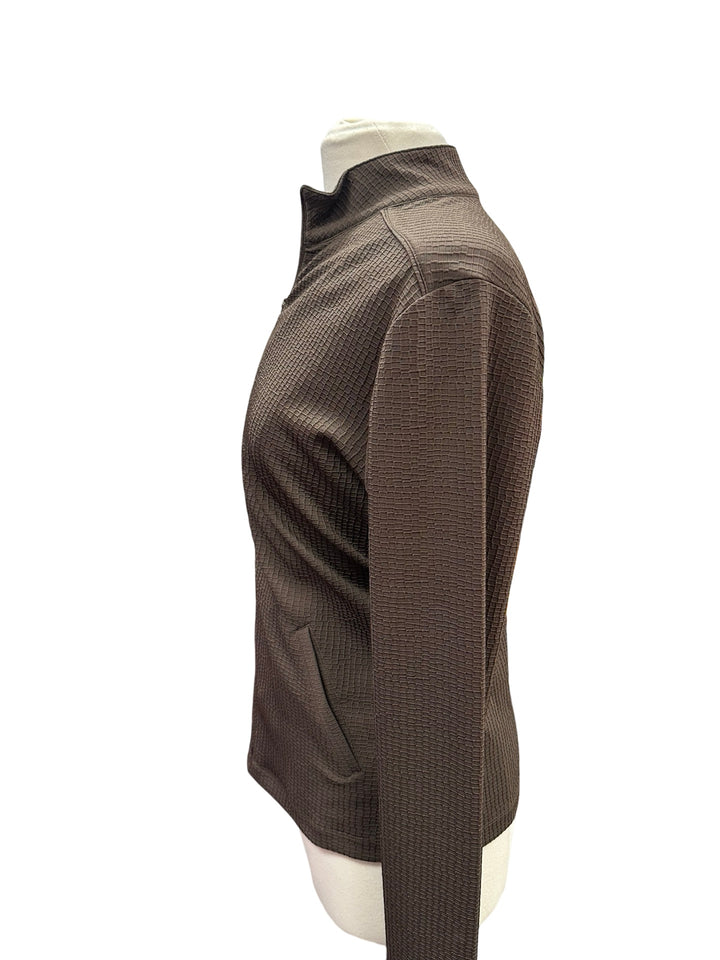 Tail Textured Jacket - Brown - Large