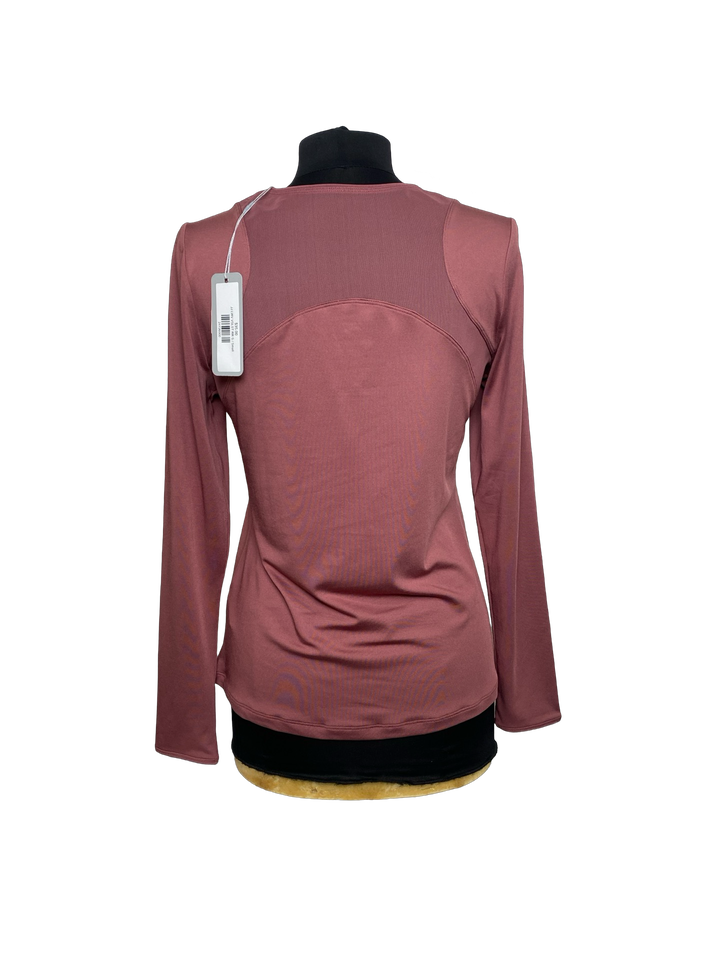 LevelWear Verve Strap Long Sleeve Top in Roan Rouge- Small (FINAL SALE ITEM)