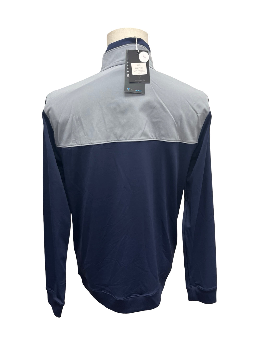 Mens Levelwear Manifest Midlayer - Navy - Medium - NWT (FINAL SALE ITEM)