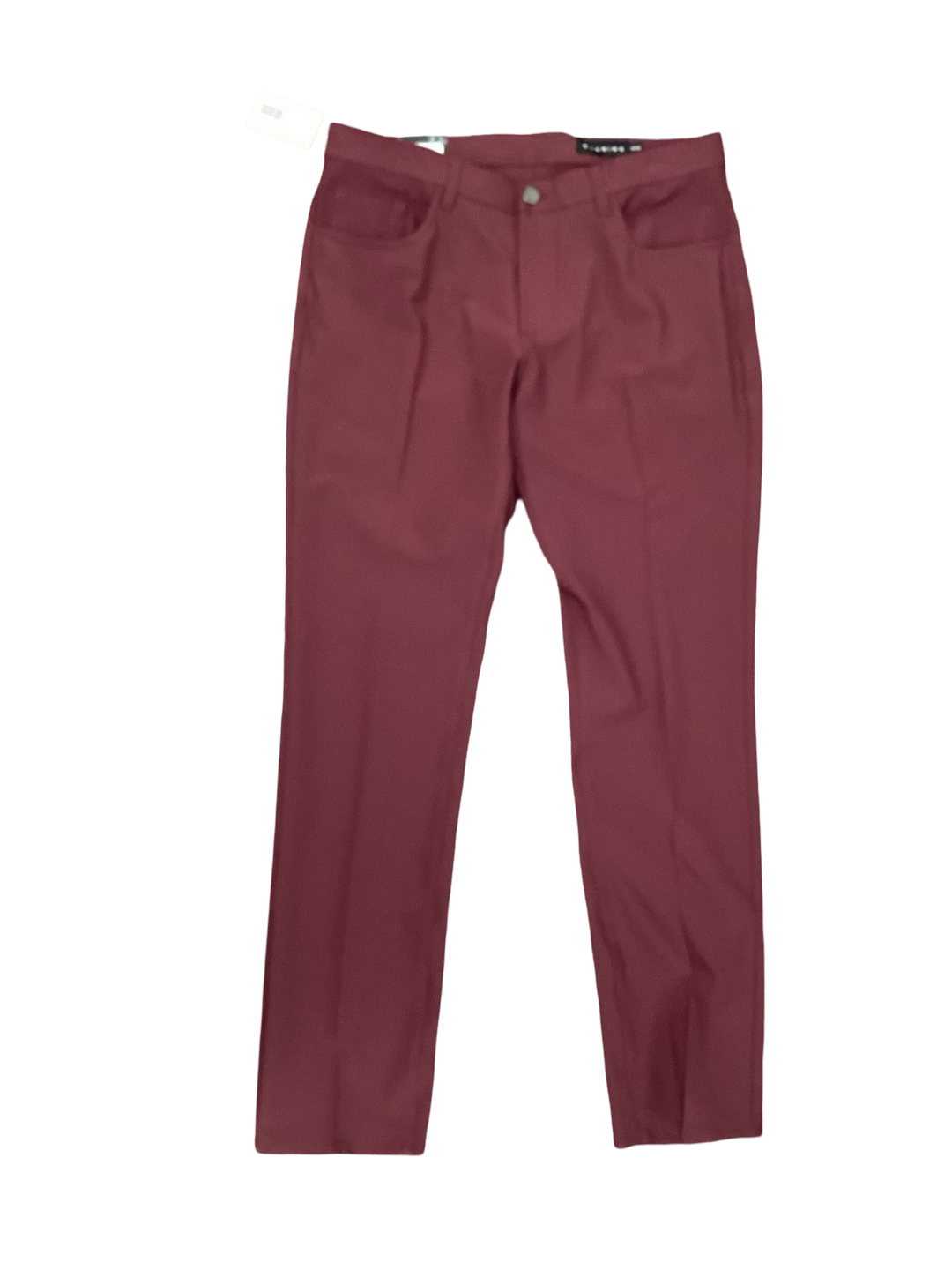 Mens Dunning Golf:  Player Fit 5-Pocket Golf Pant - Beet - Skorzie