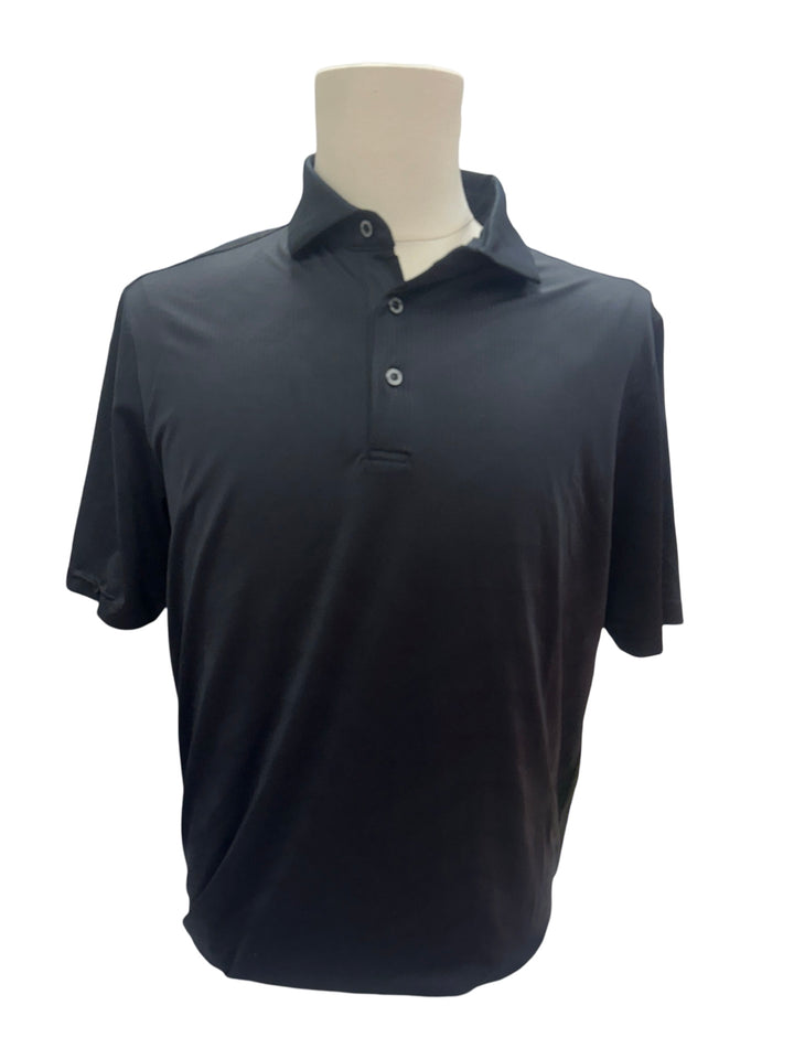 Levelwear Mens Ripley Polo Top - Black - Medium (FINAL SALE ITEM)