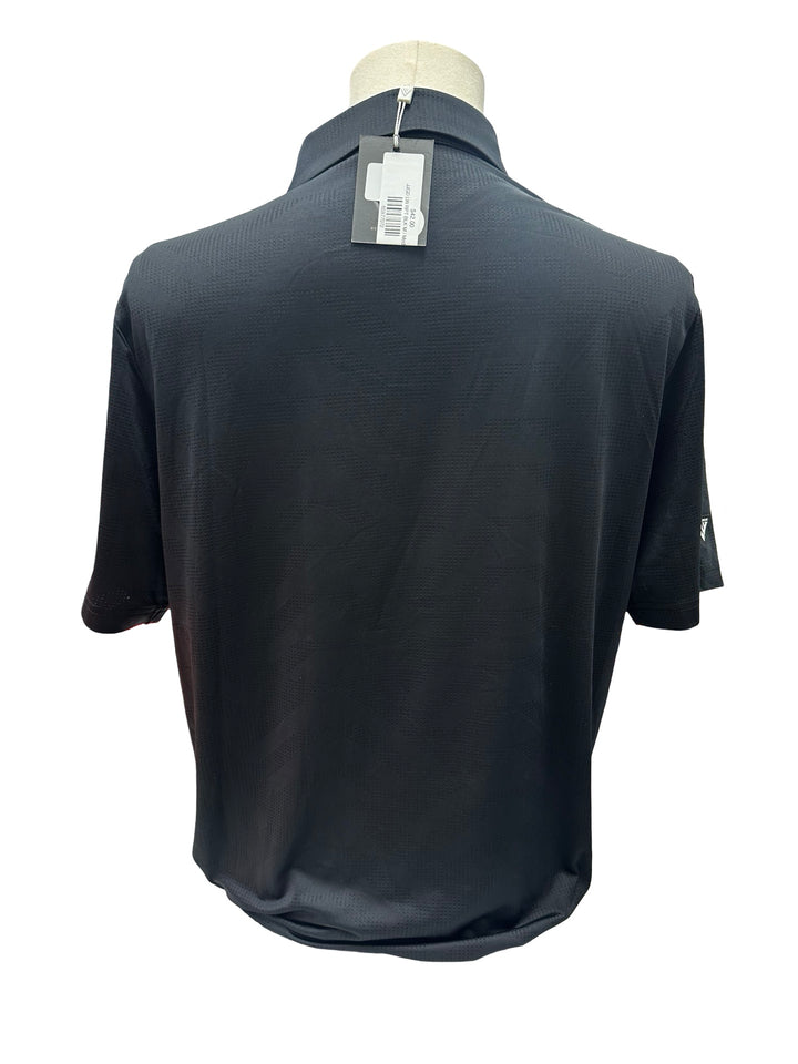 Levelwear Mens Ripley Polo Top - Black - Medium (FINAL SALE ITEM)