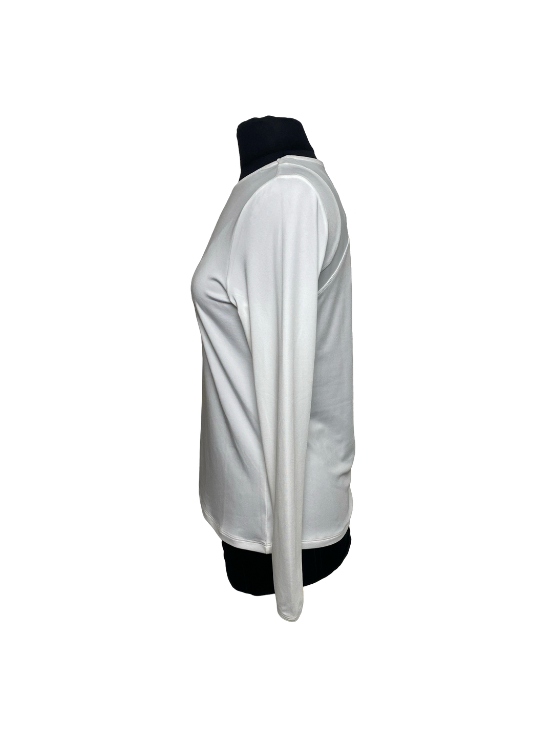 LevelWear Verve Strap Long Sleeve Top in White- Small (FINAL SALE ITEM)