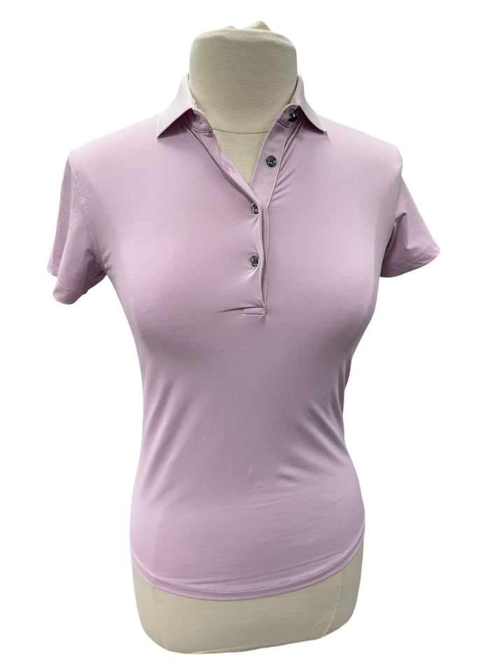 Greyson Scarlett Sunrise Polo With Crowley Collar- X-Small